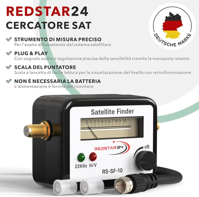 Detalle 2 de RedStar24 Satfinder misuratore segnale 950–2150 MHz 📡