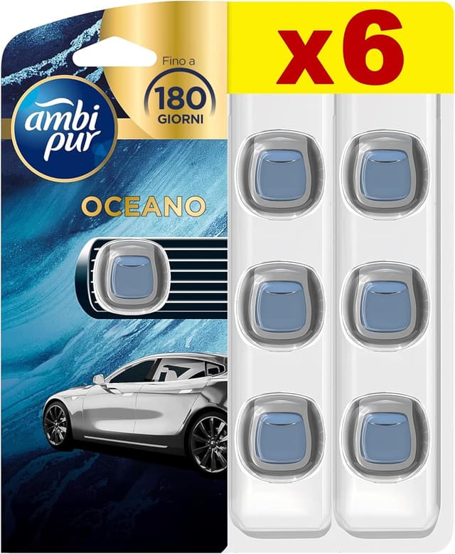 Imagen de Ambi Pur Profumatore Auto Oceano 6 pezzi en OfertitasTOP