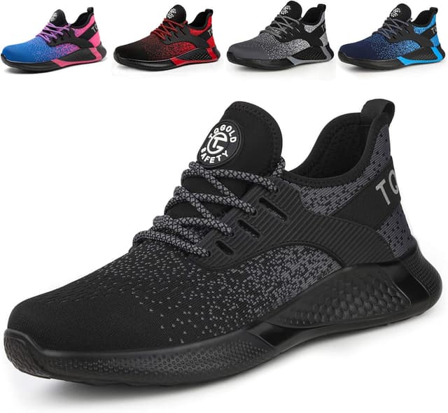 Imagen de AONETIGER Sicherheitsschuhe - unisex Stahlkappe, atmungsaktiv, rutschfest en OfertitasTOP