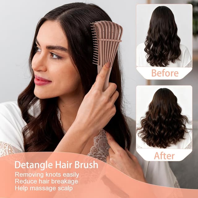 Detalle 2 de LORSEX Haarbürste Set für Afro Haare 200 ml