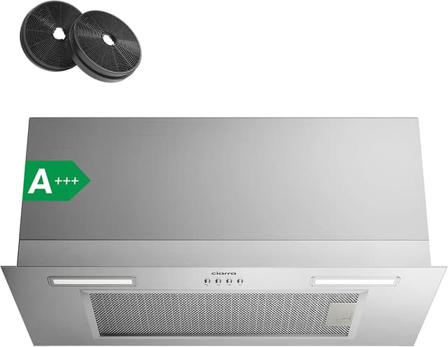 Detalle de CIARRA CBCS6926A A+++ Einbau-Dunstabzugshaube (60 cm) mit Abluft bis 650 m³/h und LED-Beleuchtung