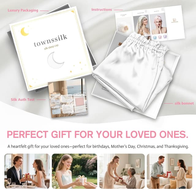 Thumbnail 5 de townssilk Gorro de seda 22 mommes