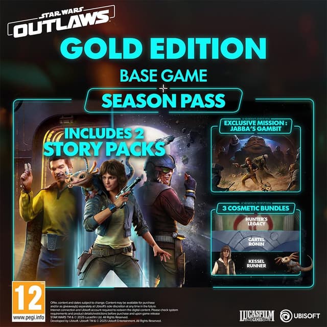 Detalle 2 de Star Wars Outlaws Gold Edition Switch 2