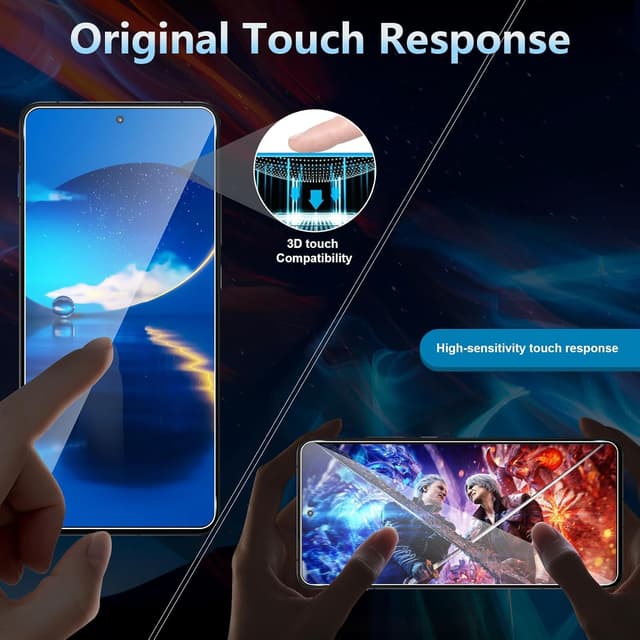 Thumbnail 6 de Datree 3er-Set Panzerglas für Motorola Moto Edge 70 inkl. 3 Stück Kameraschutz (9H, bläschenfrei, HD)