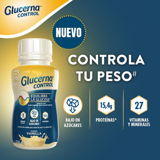 Thumbnail 5 de Glucerna Control sabor vainilla 4x220ml
