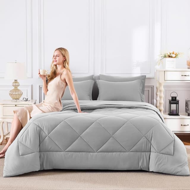 Thumbnail 6 de CozyLux Queen Comforter Set 88x88