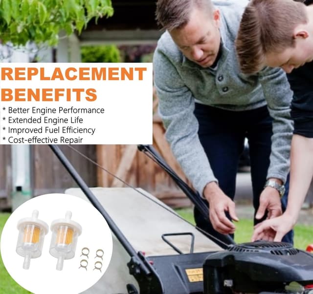 Detalle 2 de Aurdox Universal 40 Micron 5/16" Inline Fuel Filter Kit for small engines