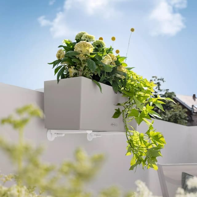 Thumbnail 4 de LECHUZA Supporto da Balcone Wall Nero 4,5 x 31 x 20 cm