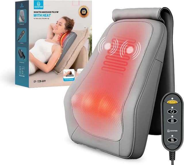 Imagen de COMFIER Masajeador Shiatsu 4D con calor y terapia muscular🌀 en OfertitasTOP