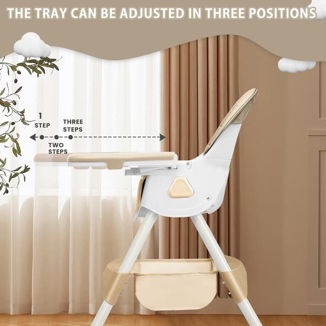 Detalle de UBRAVOO 3-in-1 Babyhochstuhl für ab 6 Monate