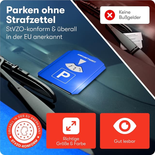 Detalle 2 de PURAHELP 5-in-1 Parkscheibe 2er Set