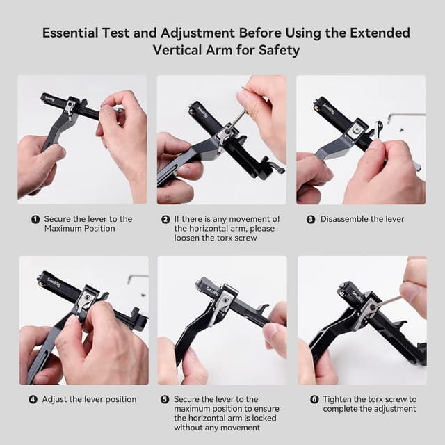 Detalle 2 de SmallRig RS 3 Mini Extended Vertical Arm (4196) for DJI RS 3 Mini