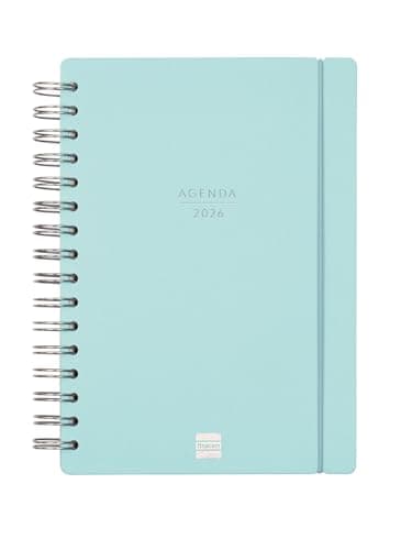 Detalle de Finocam Agenda Haiku 16 meses 2025‑2026 azul
