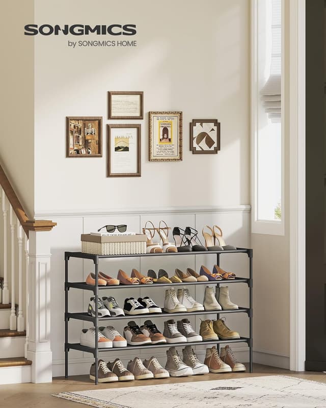 Detalle 2 de SONGMICS Scarpiera 4 ripiani 29,7x91,8x70,5 cm