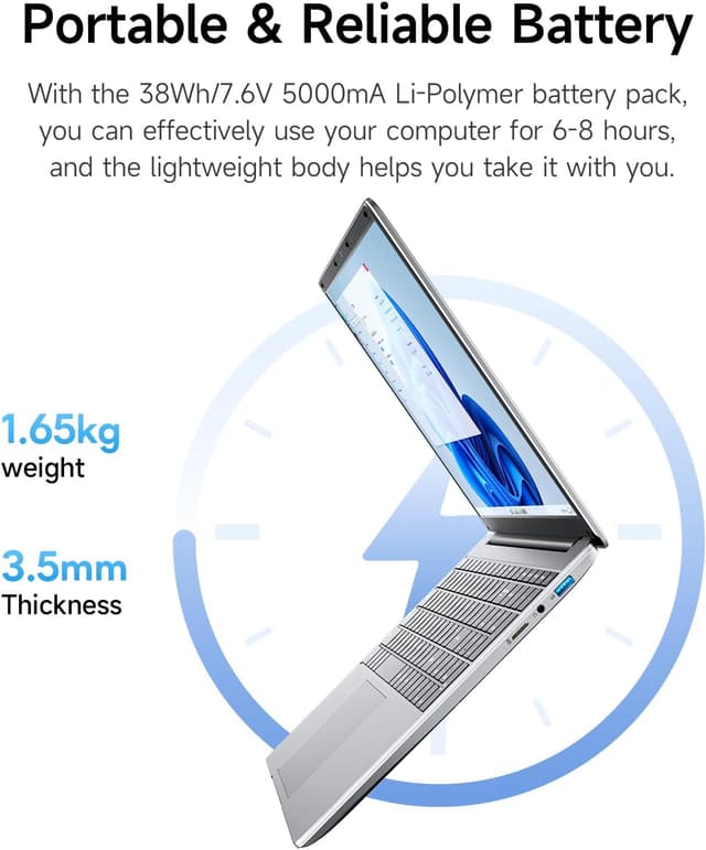 Detalle 2 de Jumper 15.6 inch laptop with Office 365 4GB