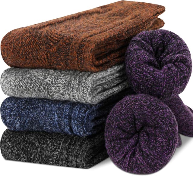 Imagen de EBMORE Womens Merino Wool Socks 5 pairs en OfertitasTOP