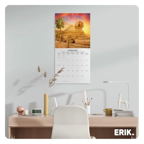 Thumbnail 3 de Grupo Erik Calendario 2026 pared 30x30 cm 🗓