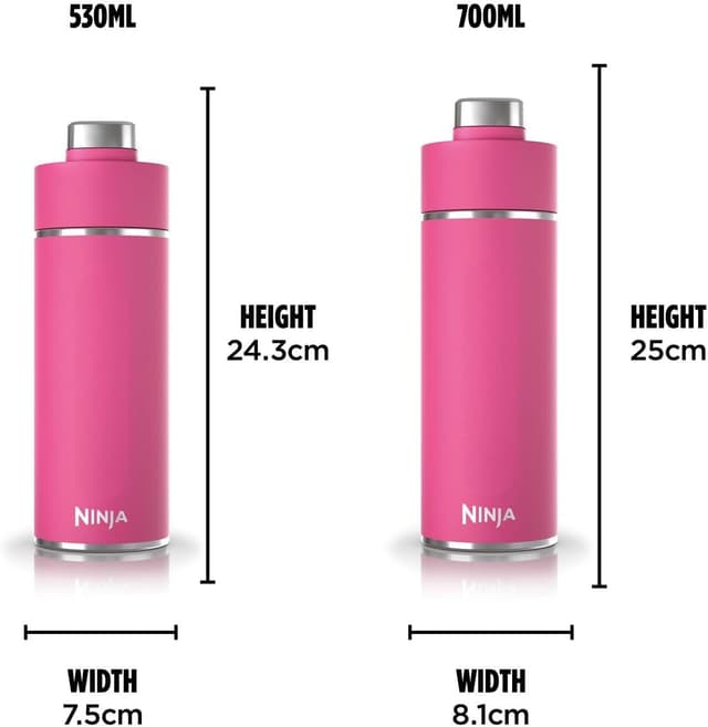 Thumbnail 4 de Ninja Thirsti DW2401EUUKBP 700 ml insulated bottle 🚰