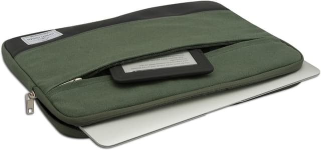 Detalle de Johnny Urban Custodia MacBook Pro 13 / MacBook Air (2018) in tela con tasca laterale verde