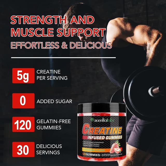 Detalle 2 de 120 Creatin Ultra Gummis 5000 mg