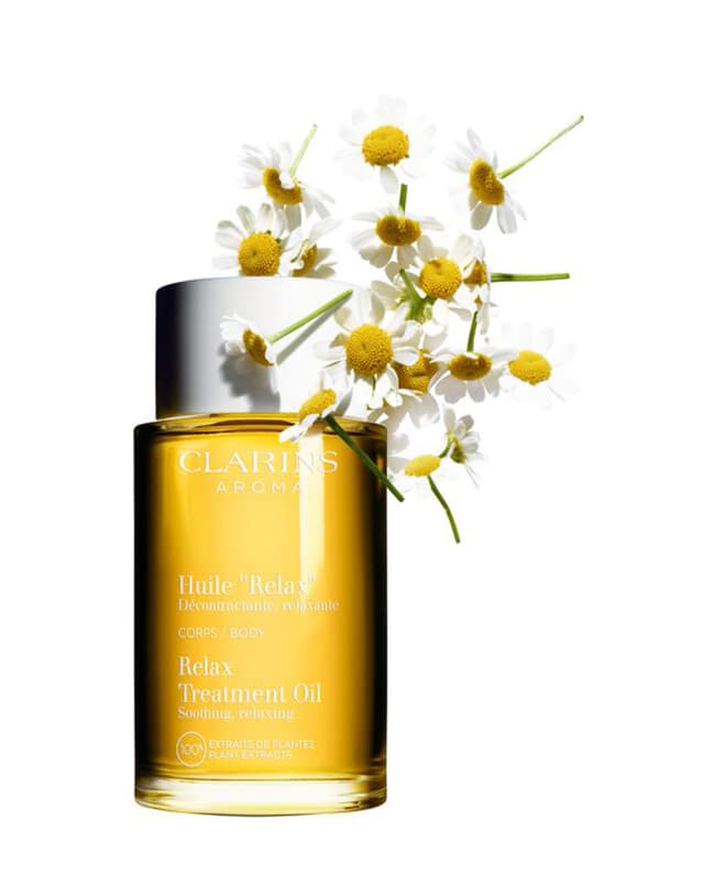 Detalle de Clarins Aceite Relax 100 ml para masaje