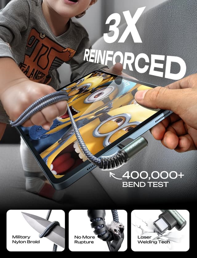 Detalle 2 de AINOPE 2M USB-C to USB-C 60W fast charging cable