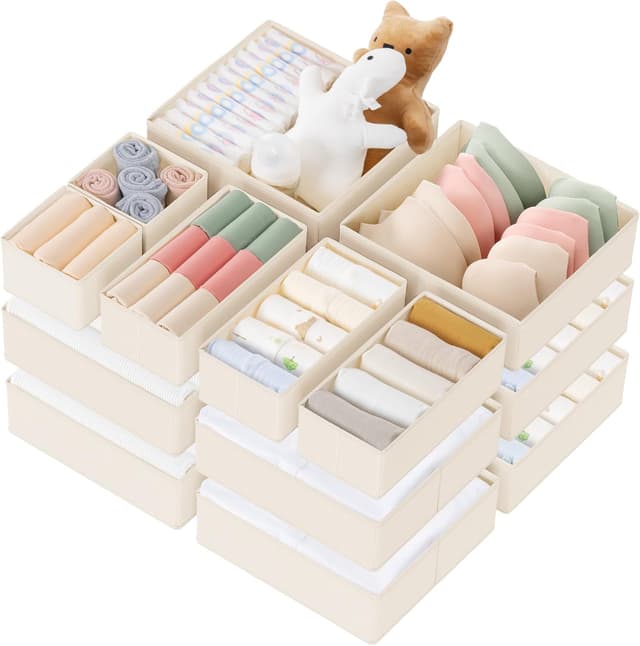 Detalle de Criusia Drawer Organizer 21-pack for Clothes