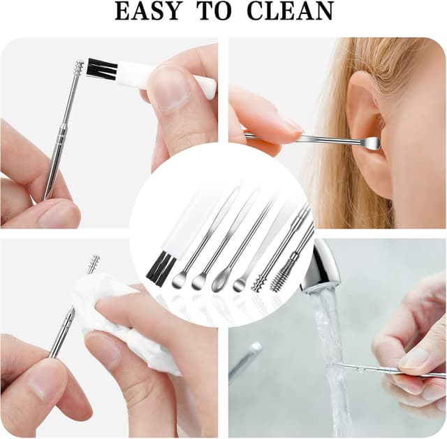 Thumbnail 2 de Vicloon Pulisci Orecchie 14 strumenti 👂