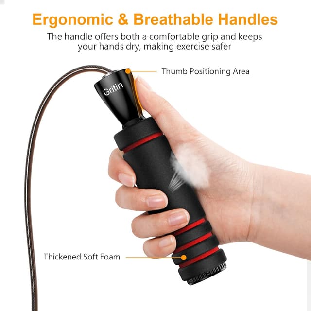 Thumbnail 4 de Gritin Springseil 3 m verstellbar