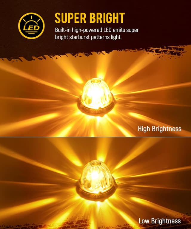 Detalle 2 de Partsam Glass Watermelon Side Marker 2pcs 🚚