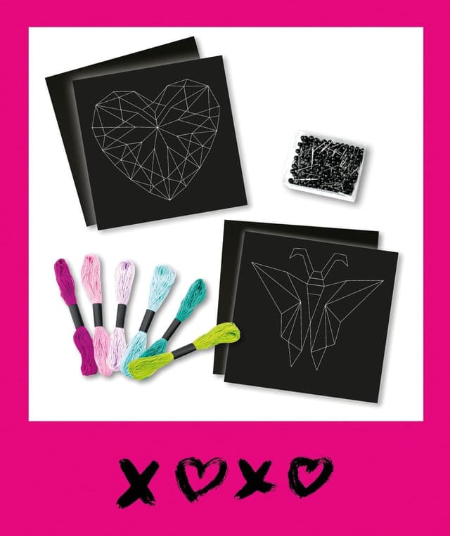 Detalle de Lena 42650 String Art Kinder Bastelset