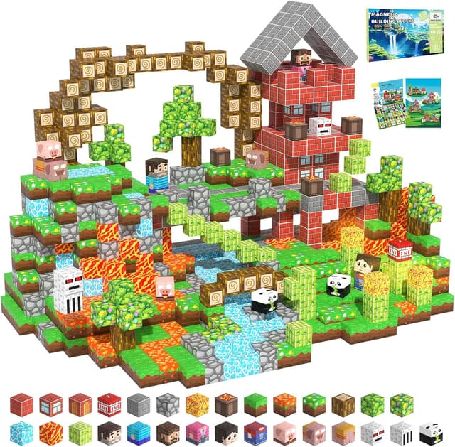 Detalle de Magnetische Bausteine 150 Teile Magnetspielzeug