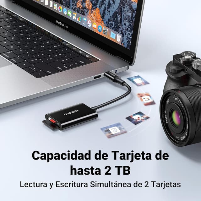Thumbnail 4 de UGREEN Lector de Tarjetas USB C: Compatible con iPhone y MacBook