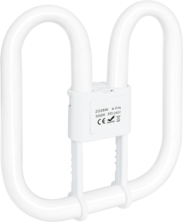 Detalle de GR10Q GR10q 4‑PIN 28W 20x20cm CFL bulb