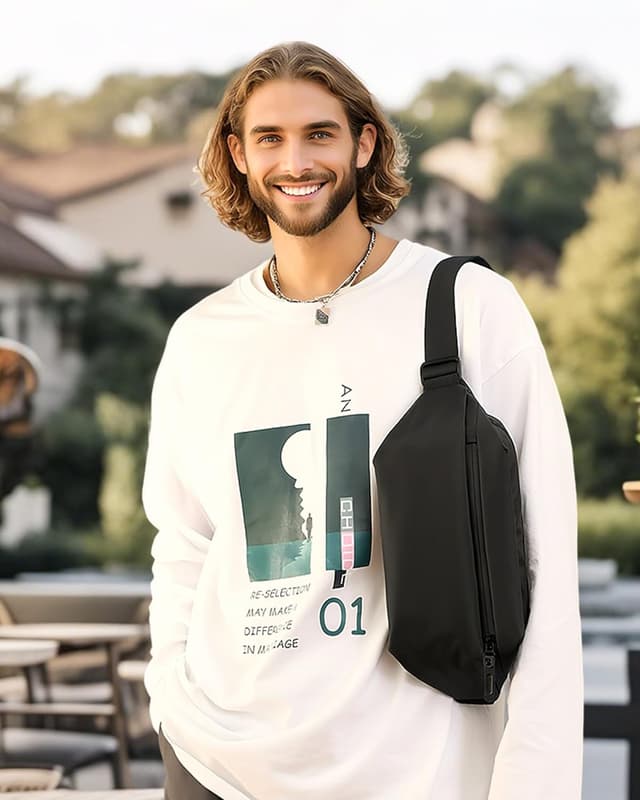 Detalle 2 de Marsupio running impermeabile