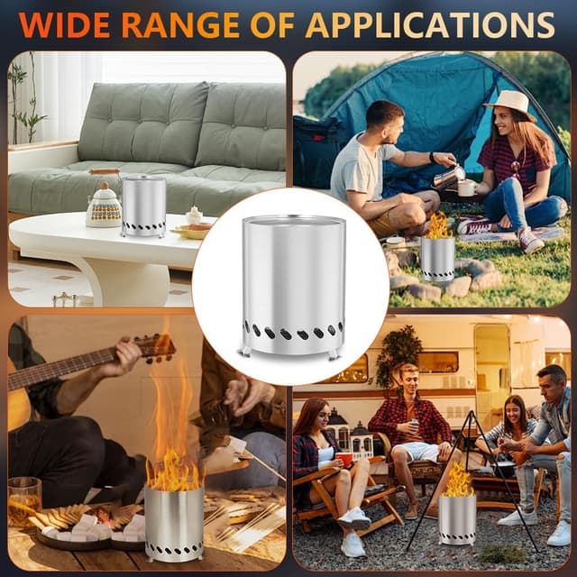 Thumbnail 6 de AOOSU Rauchfreie Feuerschale 20x13 cm