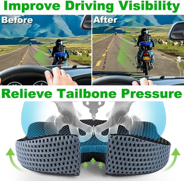 Thumbnail 2 de FOUNDCOOL Coussin siège mémoire coccyx