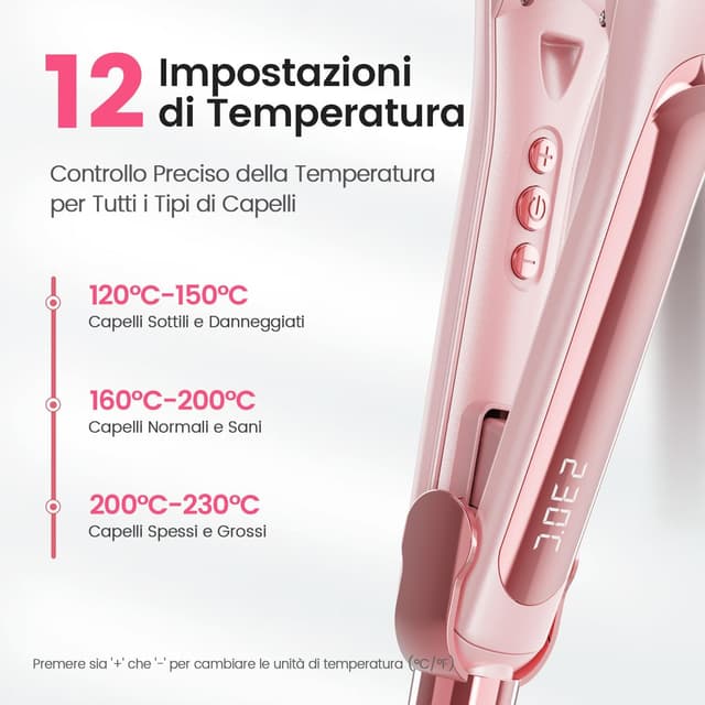 Thumbnail 6 de Dekuri piastra per capelli lunga 42 mm in ceramica, 120–230°C con scorrimento senza attrito