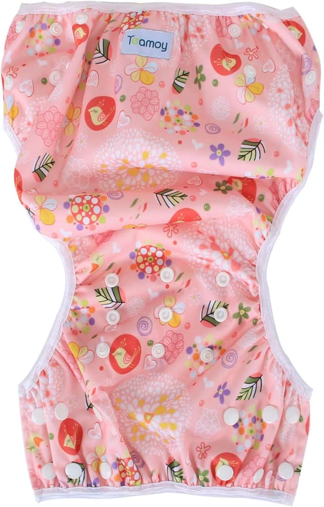 Detalle 2 de Teamoy Reusable Swim Nappy (2 Packs) for Baby Boys & Girls – Adjustable, Washable Swimwear Nappies for Swimming Lessons & Holidays