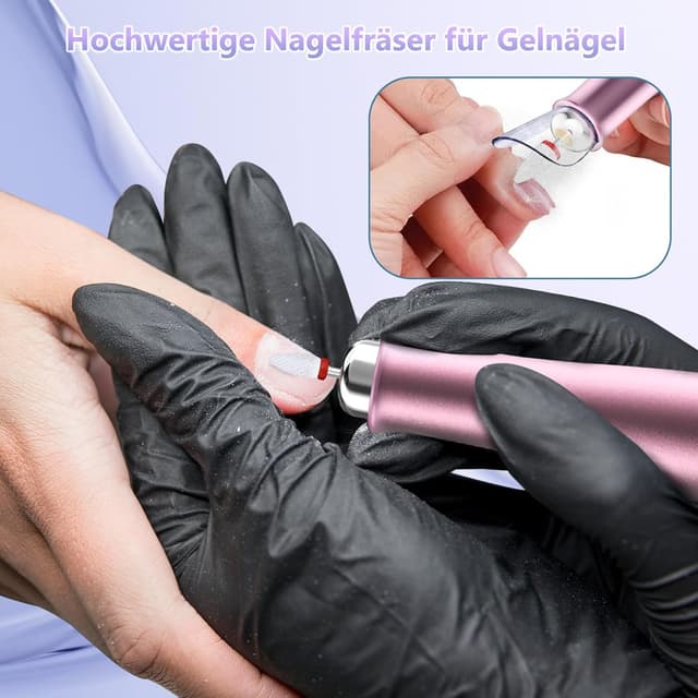 Thumbnail 6 de POFIBO Nagelfräser Kabellos 35.000 U/Min