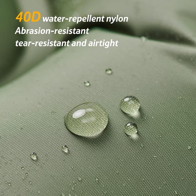 Detalle de Naturehike materassino gonfiabile ultraleggero singolo per esterni (verde militare)