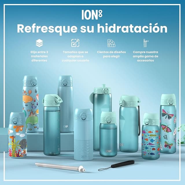 Thumbnail 6 de ion8 Botella Agua Inox 600 ml, sin aislamiento 💧