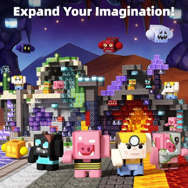 Detalle 2 de GobiDex Colección 8 figuras magnéticas 3 años