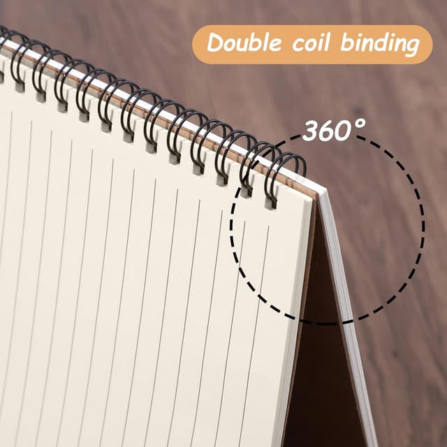 Detalle 1 de Yafe 5-Pack A4 Spiral Notebook