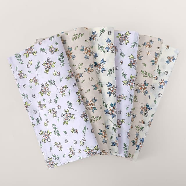 Thumbnail 3 de Mouchoirs HOULIFE à fleurs vintage