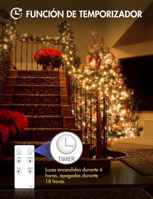 Thumbnail 5 de BESCOST Guirnaldas Luces Exterior 100M 🌟 1000 LED, 8 Modos