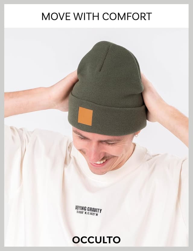 Thumbnail 5 de Gorro de invierno Occulto con parche de cuero