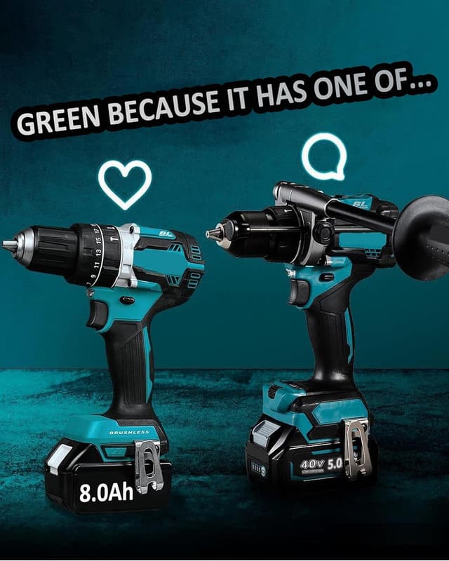 Thumbnail 5 de Batteries 18V 8,0Ah pour Makita BL1860B