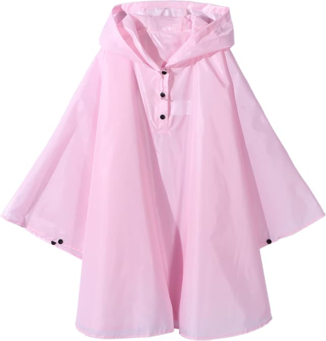 Detalle de QIKADO Regenponcho für Kinder, wasserdicht & faltbar (für 1–12 Jahre)