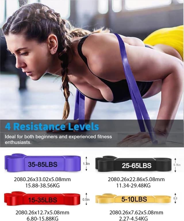 Thumbnail 3 de Vexloria Set Bande di Resistenza 4 Livelli